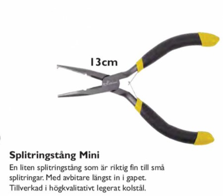 Tang for splittring